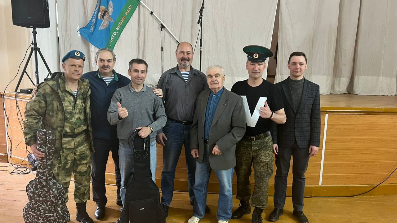Концерт для раненых бойцов Российской Армии в Твери