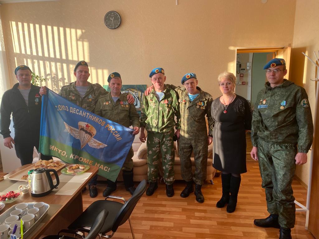 Представители Лежневского отделения «Союза десантников» посетили коррекционную школу-интернат