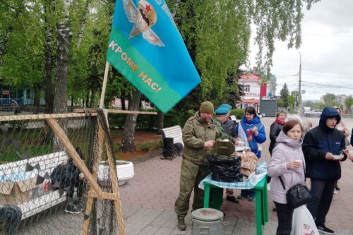 Армейская каша, приготовленная ветеранами-десантниками
